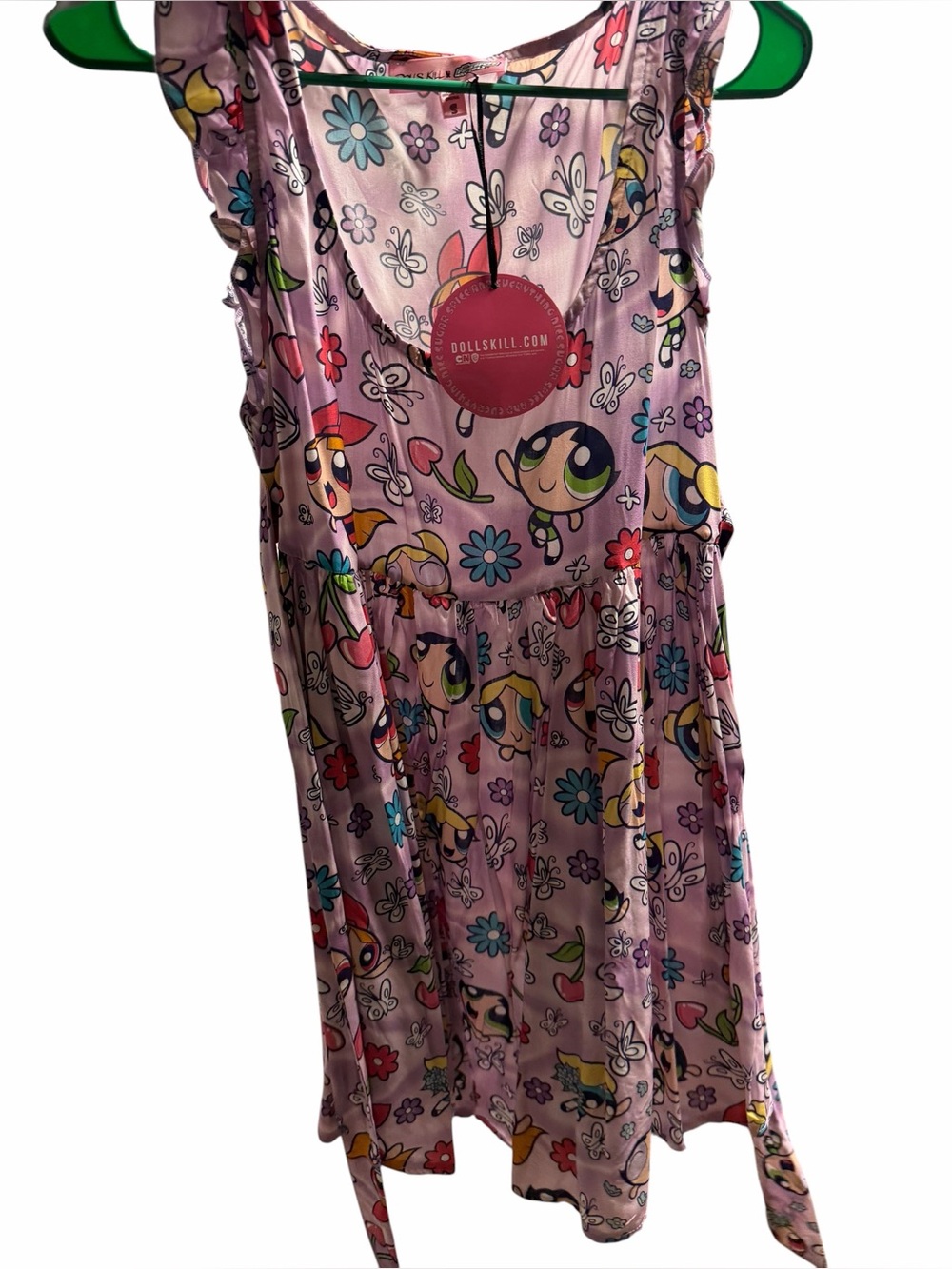 Dolls Kill Pink Powerpuff Girls Printed Midi Dress
